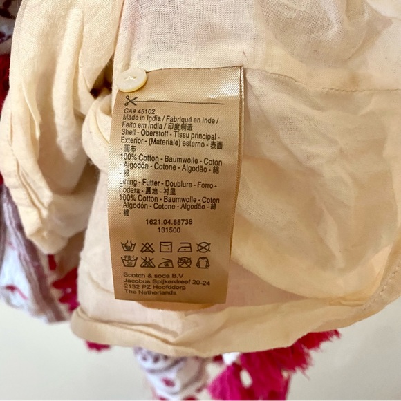 Scotch & Soda Paradise Cove Dress Beach Cover Up Size 2 - Picture 7 of 7